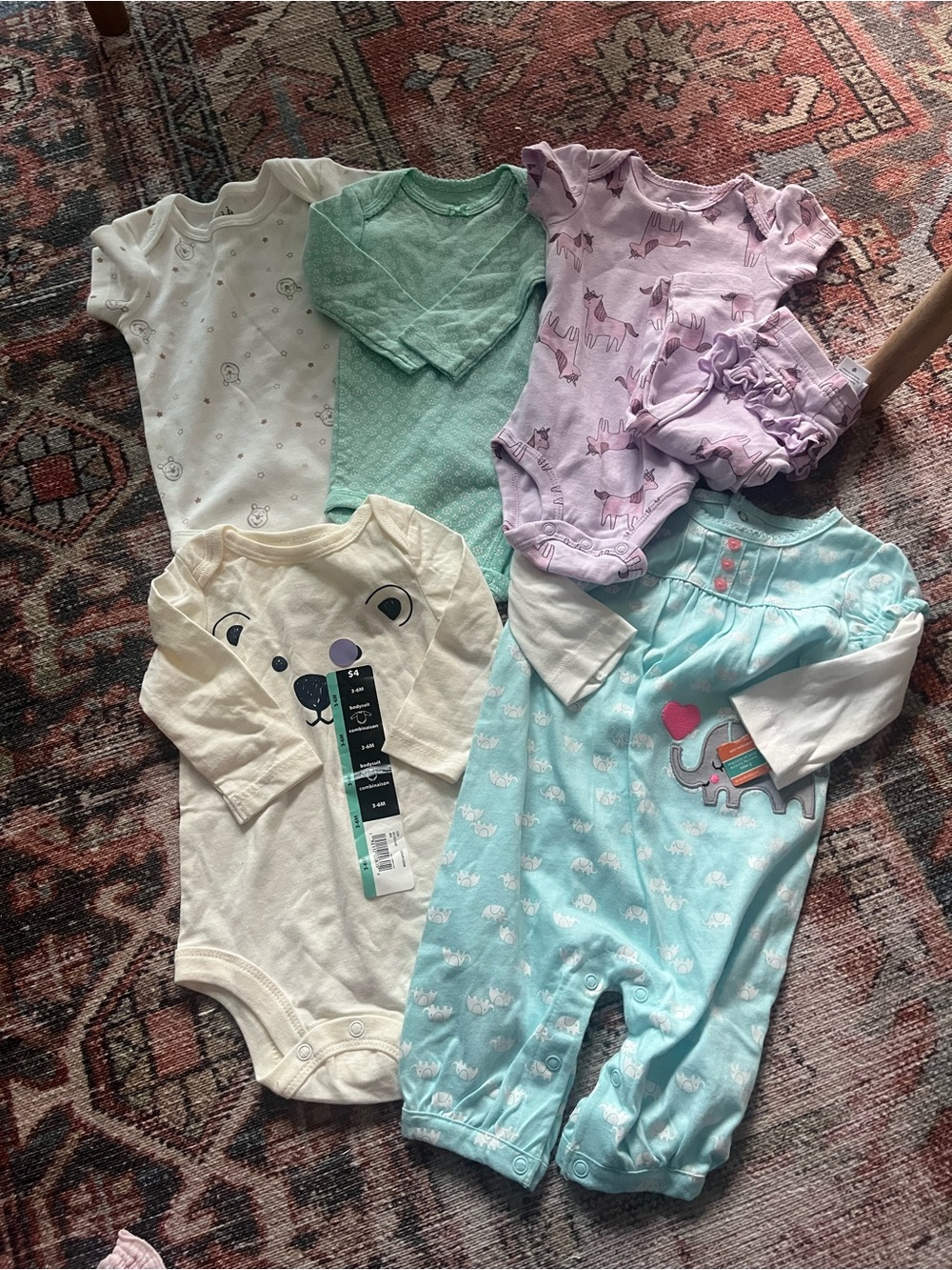 Baby Girls Mixed One-Piece Bundle